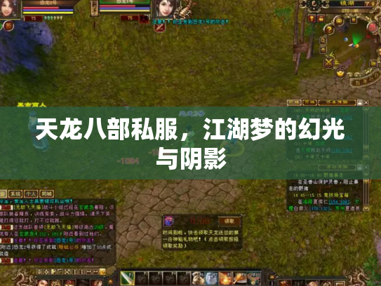 天龙八部私服，江湖梦的幻光与阴影