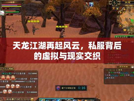 天龙江湖再起风云，私服背后的虚拟与现实交织
