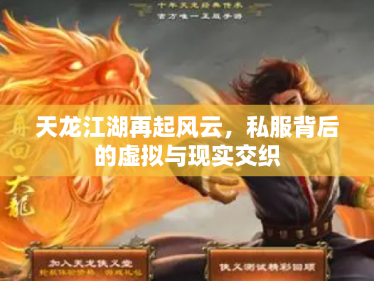 天龙江湖再起风云，私服背后的虚拟与现实交织