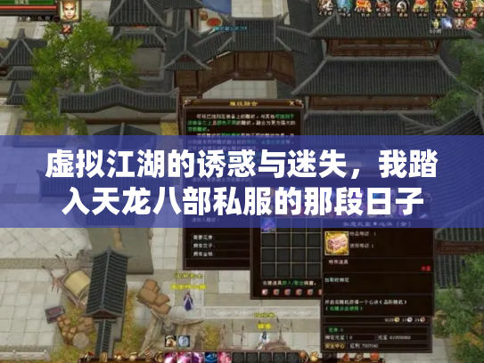 虚拟江湖的诱惑与迷失，我踏入天龙八部私服的那段日子