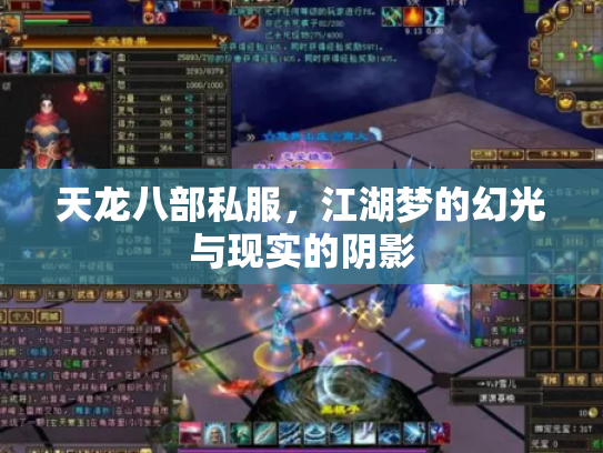 天龙八部私服，江湖梦的幻光与现实的阴影