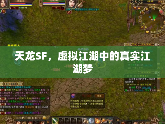 天龙SF，虚拟江湖中的真实江湖梦