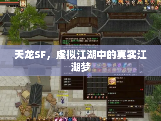 天龙SF，虚拟江湖中的真实江湖梦