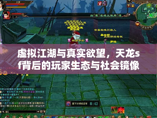 虚拟江湖与真实欲望，天龙sf背后的玩家生态与社会镜像