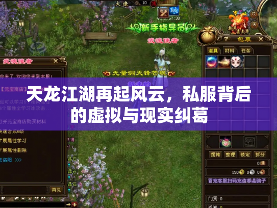 天龙江湖再起风云，私服背后的虚拟与现实纠葛