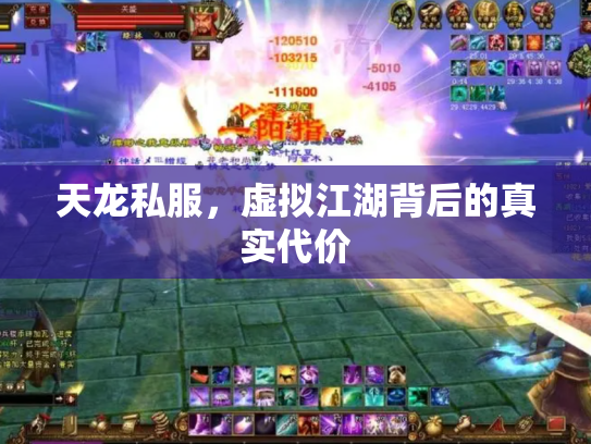 天龙私服，虚拟江湖背后的真实代价