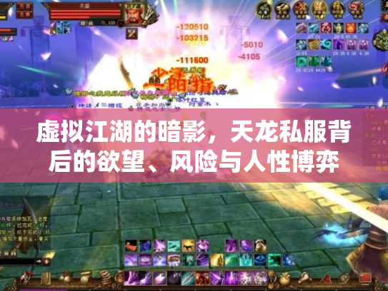 虚拟江湖的暗影，天龙私服背后的欲望、风险与人性博弈
