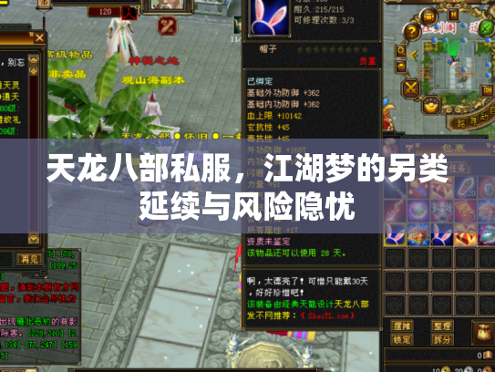 天龙八部私服，江湖梦的另类延续与风险隐忧