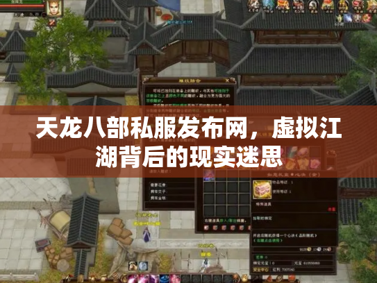 天龙八部私服发布网，虚拟江湖背后的现实迷思