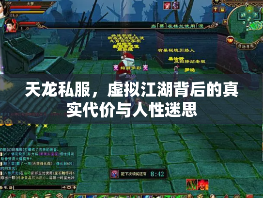 天龙私服，虚拟江湖背后的真实代价与人性迷思