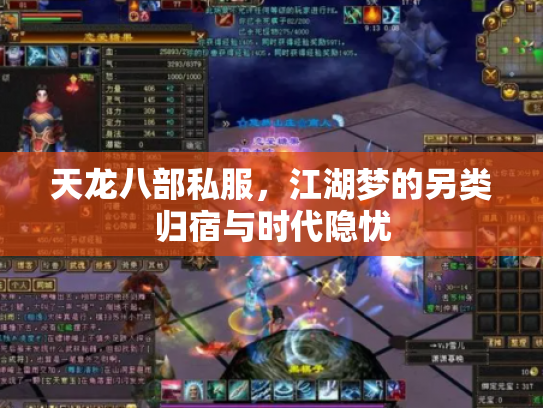 天龙八部私服，江湖梦的另类归宿与时代隐忧