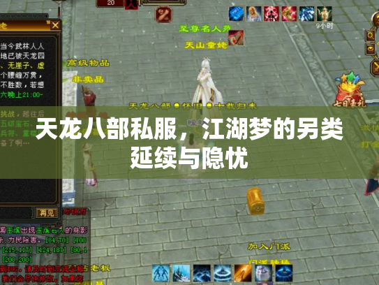 天龙八部私服，江湖梦的另类延续与隐忧