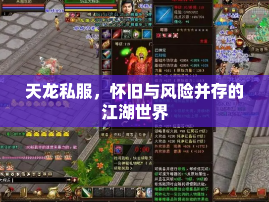 天龙私服，怀旧与风险并存的江湖世界