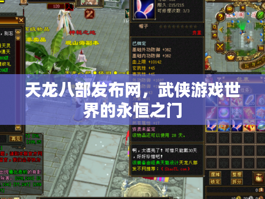 天龙八部发布网，武侠游戏世界的永恒之门