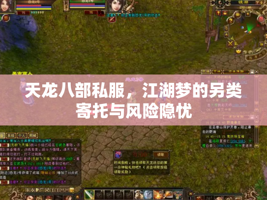 天龙八部私服，江湖梦的另类寄托与风险隐忧