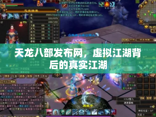 天龙八部发布网，虚拟江湖背后的真实江湖