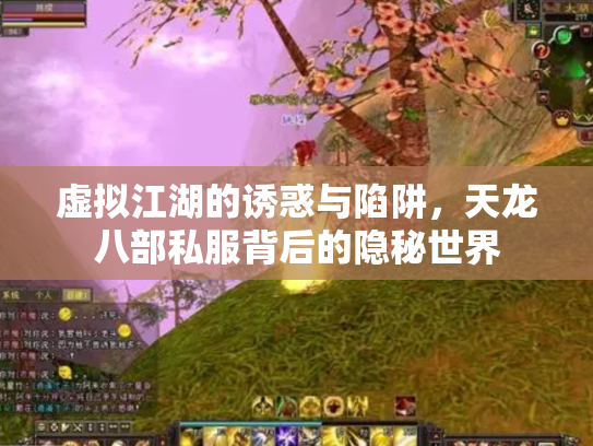 虚拟江湖的诱惑与陷阱，天龙八部私服背后的隐秘世界