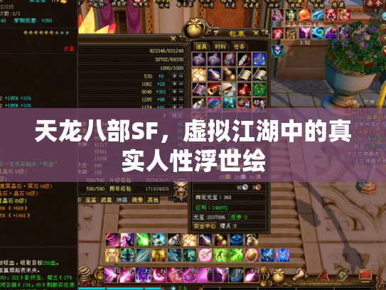 天龙八部SF，虚拟江湖中的真实人性浮世绘