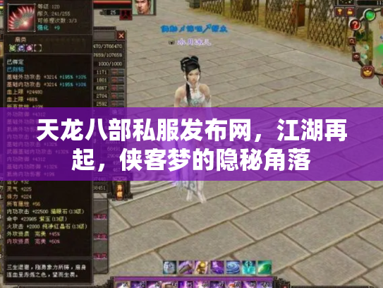 天龙八部私服发布网，江湖再起，侠客梦的隐秘角落