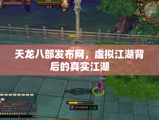 天龙八部发布网，虚拟江湖背后的真实江湖