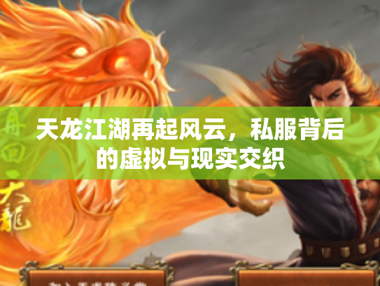 天龙江湖再起风云，私服背后的虚拟与现实交织