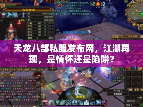 天龙八部私服发布网，江湖再现，是情怀还是陷阱？