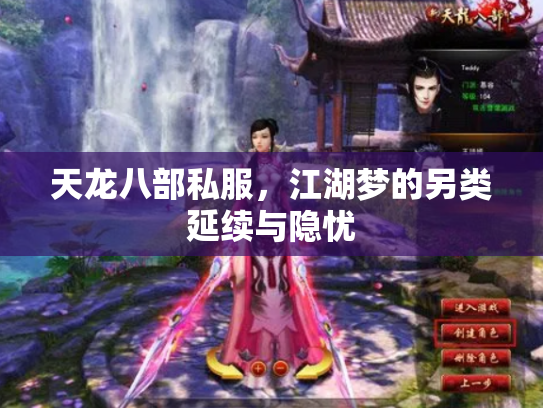天龙八部私服，江湖梦的另类延续与隐忧