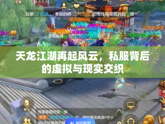 天龙江湖再起风云，私服背后的虚拟与现实交织