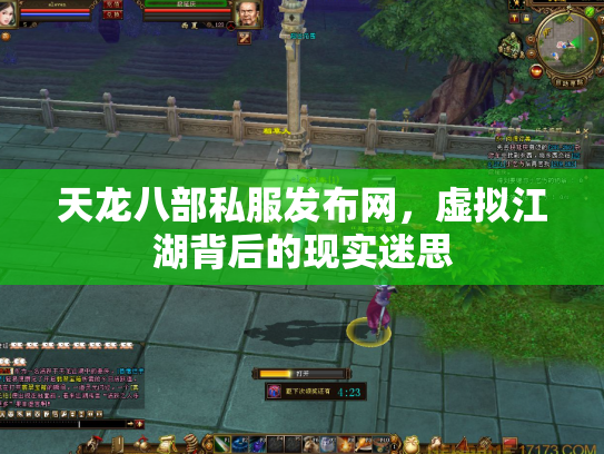 天龙八部私服发布网，虚拟江湖背后的现实迷思