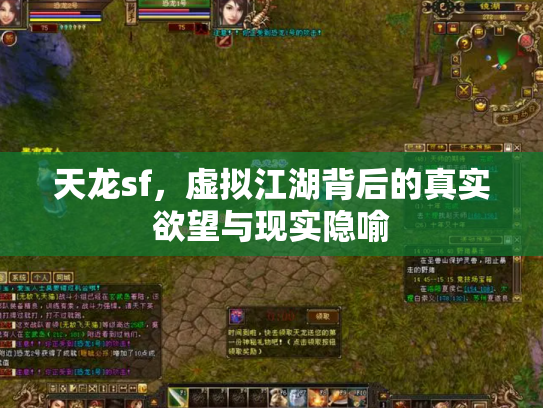天龙sf，虚拟江湖背后的真实欲望与现实隐喻