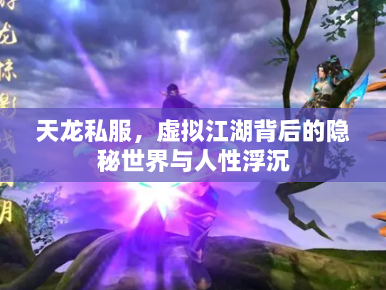 天龙私服，虚拟江湖背后的隐秘世界与人性浮沉