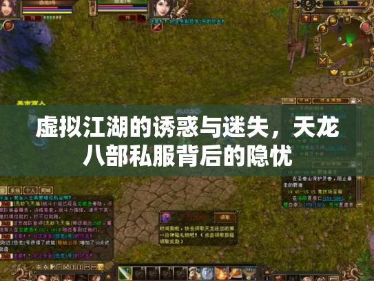 虚拟江湖的诱惑与迷失，天龙八部私服背后的隐忧