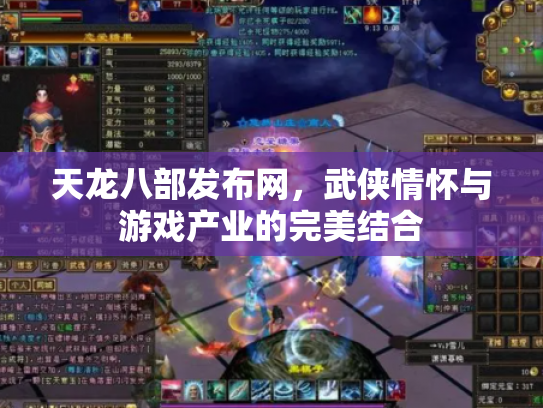 天龙八部发布网，武侠情怀与游戏产业的完美结合