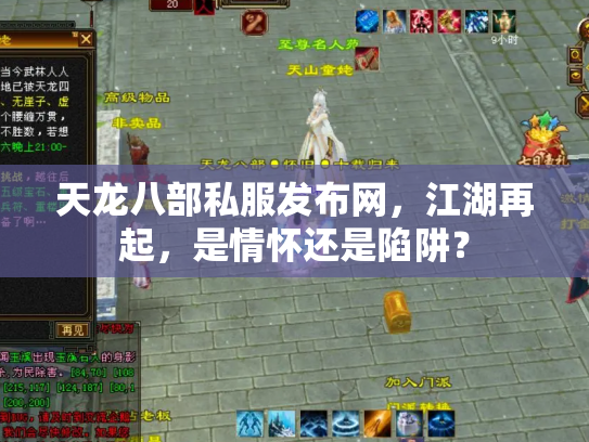 天龙八部私服发布网，江湖再起，是情怀还是陷阱？