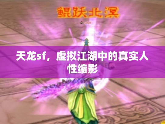 天龙sf，虚拟江湖中的真实人性缩影