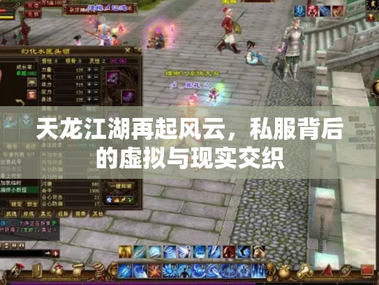 天龙江湖再起风云，私服背后的虚拟与现实交织
