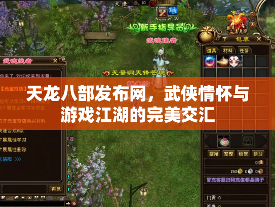 天龙八部发布网，武侠情怀与游戏江湖的完美交汇