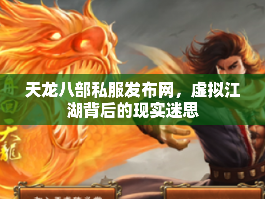 天龙八部私服发布网，虚拟江湖背后的现实迷思