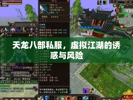 天龙八部私服，虚拟江湖的诱惑与风险