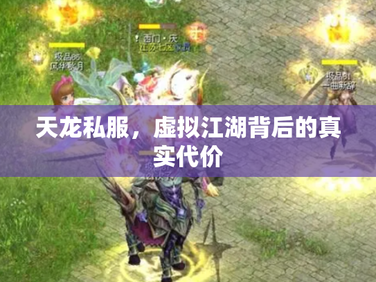 天龙私服，虚拟江湖背后的真实代价