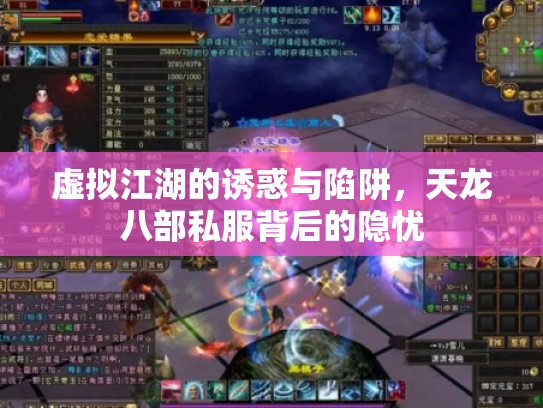 虚拟江湖的诱惑与陷阱，天龙八部私服背后的隐忧