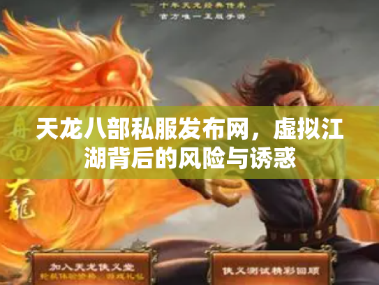 天龙八部私服发布网，虚拟江湖背后的风险与诱惑