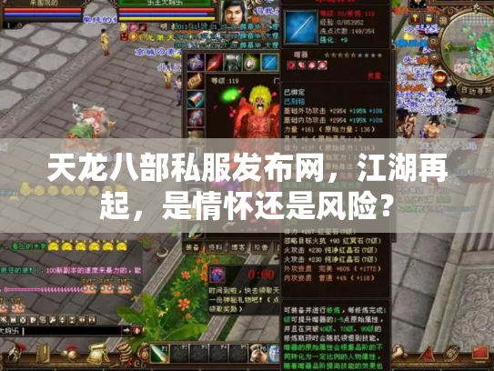 天龙八部私服发布网，江湖再起，是情怀还是风险？