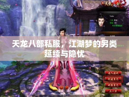 天龙八部私服，江湖梦的另类延续与隐忧