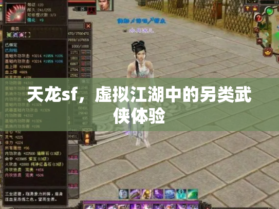 天龙sf，虚拟江湖中的另类武侠体验