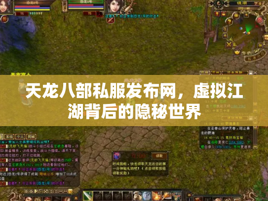 天龙八部私服发布网，虚拟江湖背后的隐秘世界