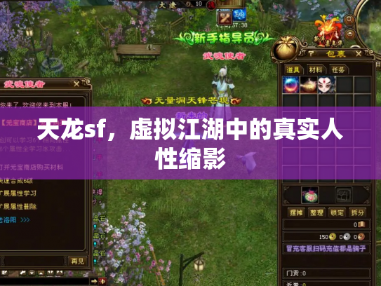 天龙sf，虚拟江湖中的真实人性缩影