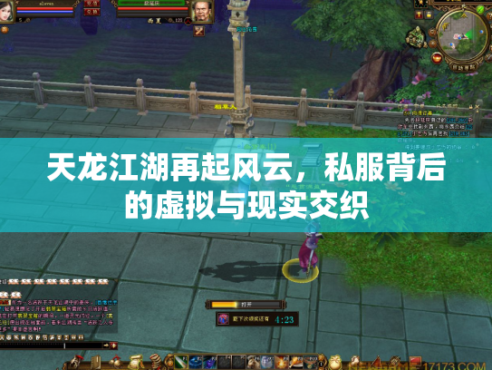 天龙江湖再起风云，私服背后的虚拟与现实交织
