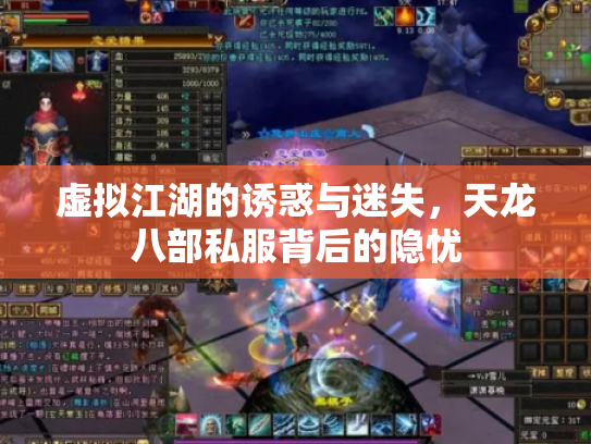 虚拟江湖的诱惑与迷失，天龙八部私服背后的隐忧