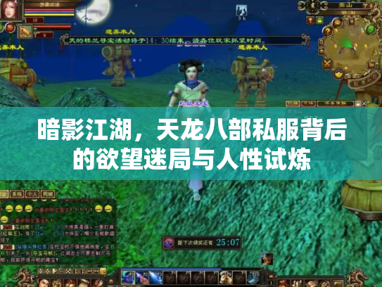 暗影江湖，天龙八部私服背后的欲望迷局与人性试炼